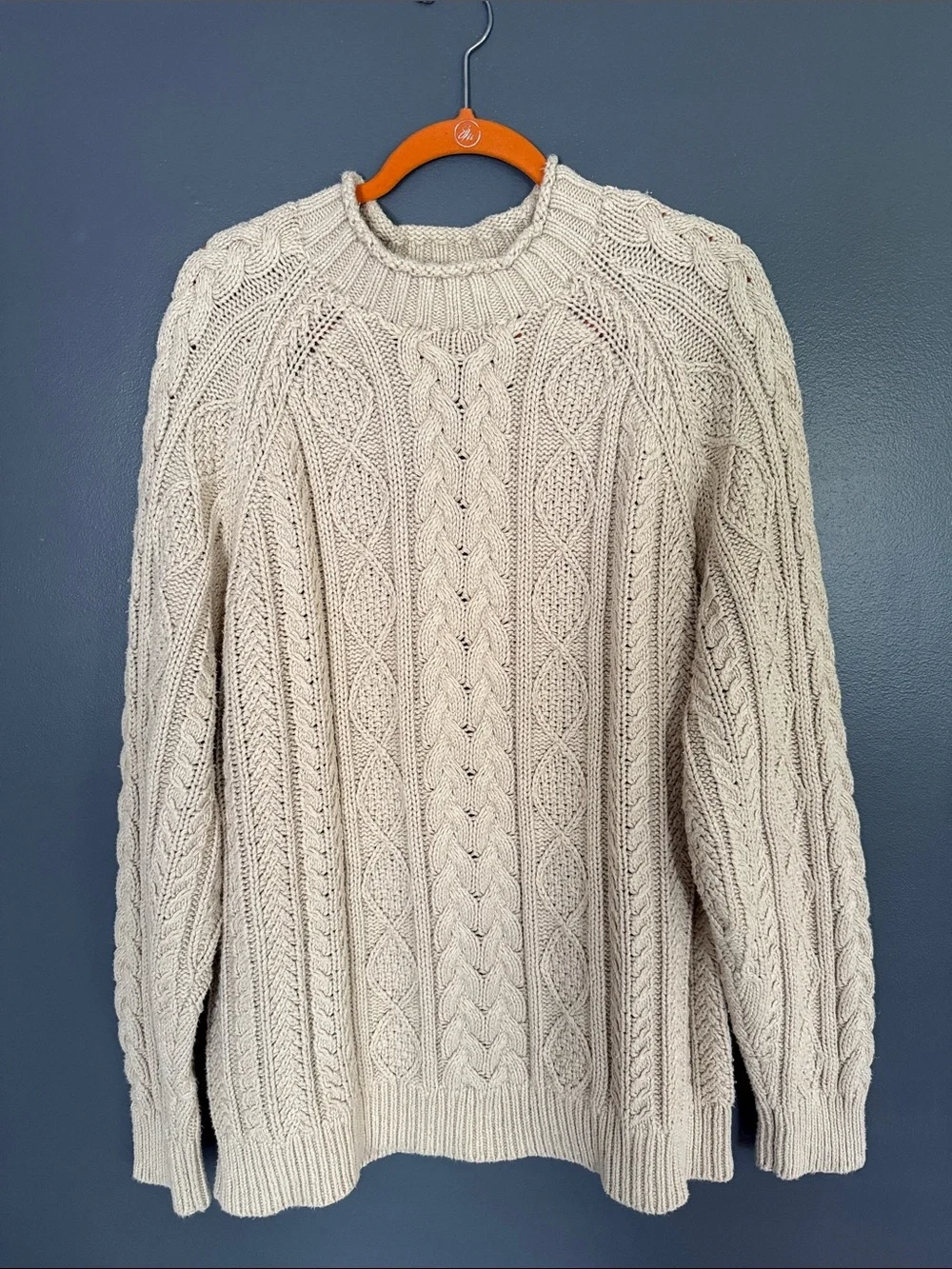 Polo by Ralph Lauren Cream Cable Knit Sweater